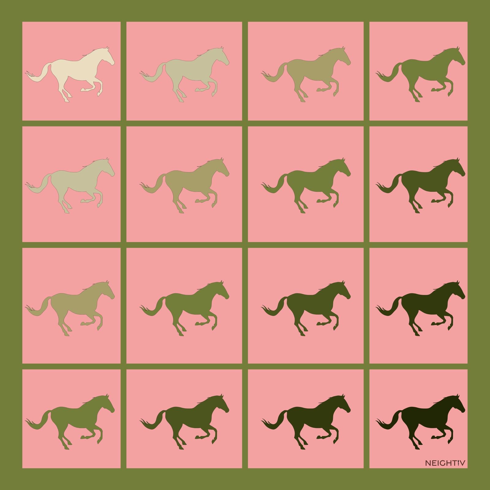 Galloping Hoofbeats Large Scarf
